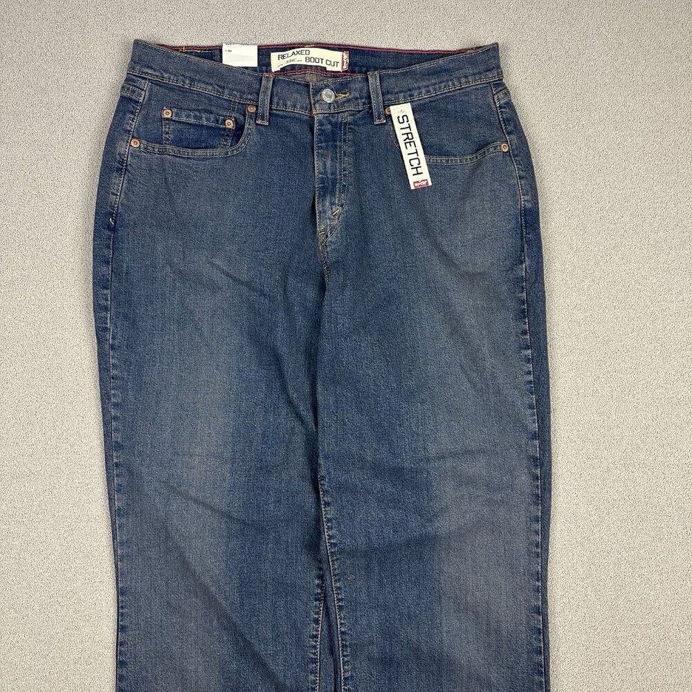 Vintage Y2K Levi's 550 Relaxed Boot Cut Stretch Denim Jeans Womens SZ 16 33x29 - Picture 3 of 15